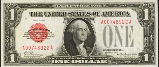 Dollar Bill Value Chart