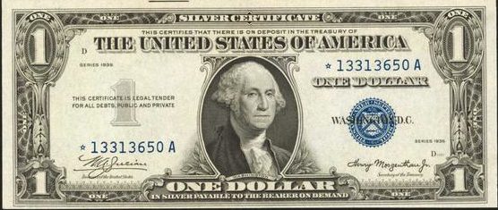 1935-C One Dollar Bill