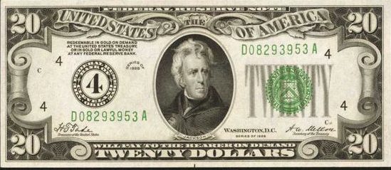 Dollar Bill Value Chart