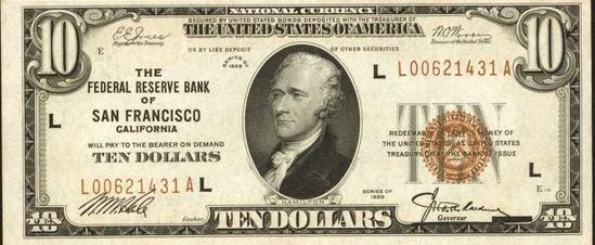 ten dollar bill serial number lookup