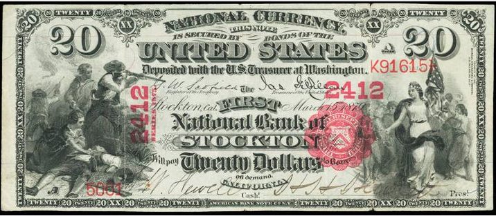 Oversized Twenty Dollar Bills | Values and Pricing for Old Twenty ...