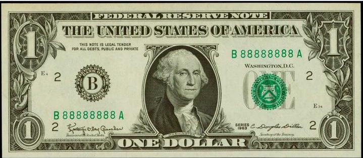 Green Seal One Dollar Federal Reserve Notes (1963 and newer) – Sell Old ...